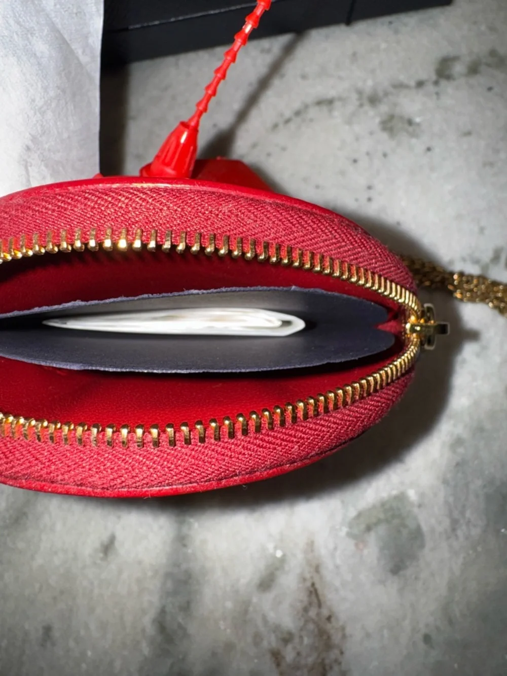 NWT Authentic Prada red coin purse crossbody bag - Picture 8 of 11